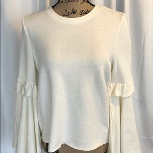 K Lab top with bell sleeves